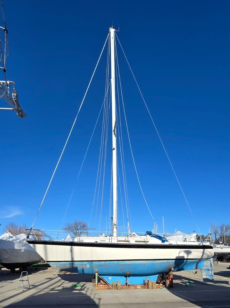 current 2025 boat refit photo